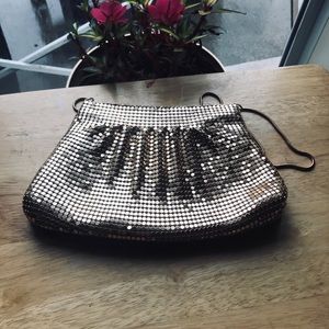 Gold Sequined Cross Body Purse